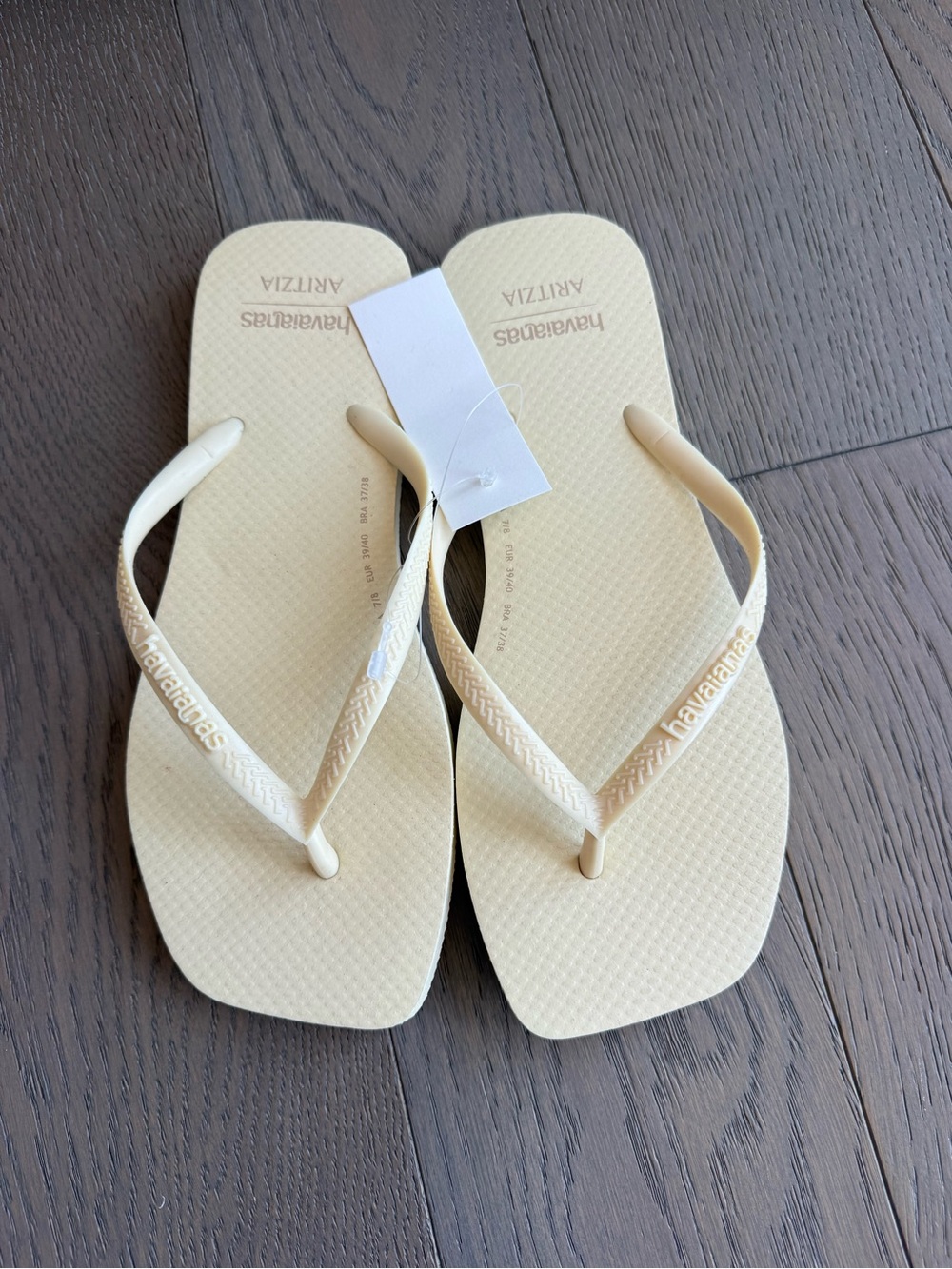 Havaianas Women’s Yellow Flip Flops